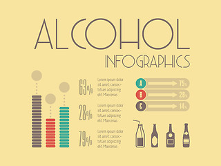 Image showing Food Infographic Elements.