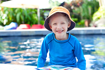 Image showing boy at vacation