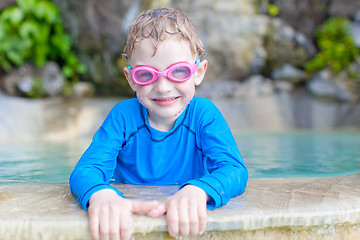 Image showing boy at vacation