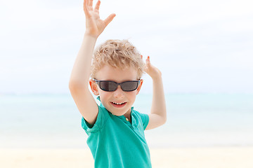 Image showing boy at vacation