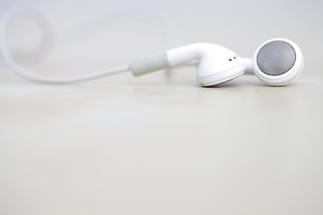 Image showing Modern earphones