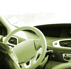 Image showing Car driver