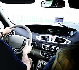 Image showing Car driver