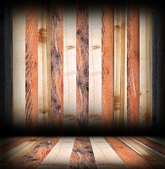 Image showing striped wooden boards finishing