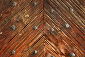 Image showing interesting pattern on wood door