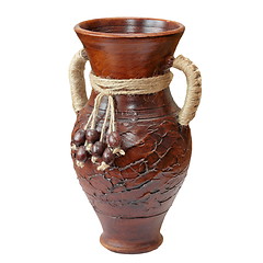 Image showing isolated clay vase