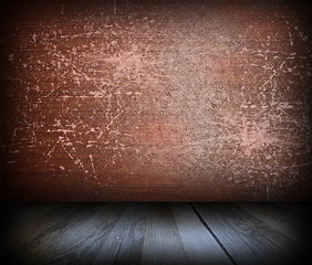 Image showing rusty scratched interior backdrop