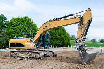 Image showing Big excavator