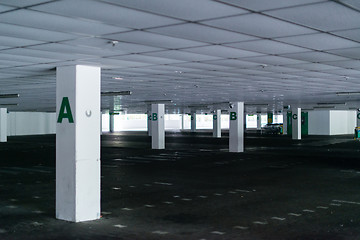 Image showing abandoned car park