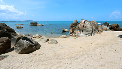 Image showing Stones on the beach