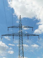 Image showing Tall pylon