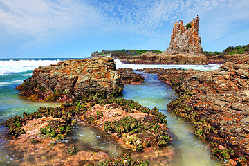 Image showing Cathedral Rocks Kiama Downs Australia