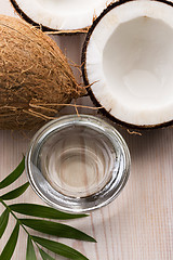 Image showing Coconut and coconut water