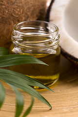 Image showing Coconut and coconut oil 