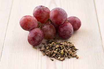 Image showing grape seed oil 