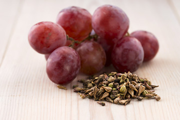 Image showing grape seed oil 