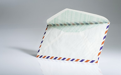 Image showing Vintage envelope on white background. 