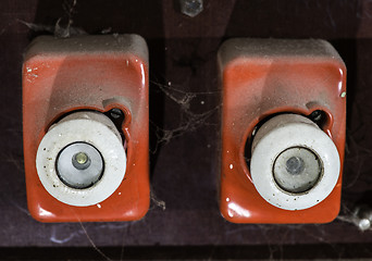 Image showing Vintage electrical fuse