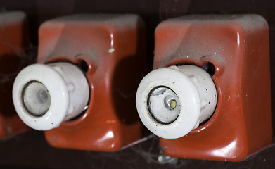 Image showing Vintage electrical fuse