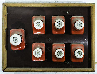 Image showing Vintage electrical fuse