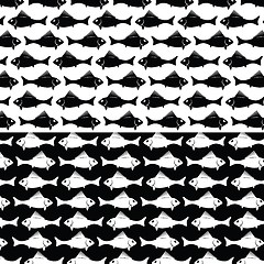 Image showing fish silhouettes