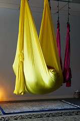 Image showing aerial yoga hammock