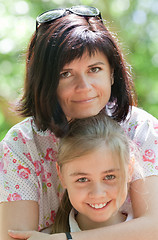 Image showing Happy mother and daughter