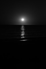 Image showing monochrome sunset