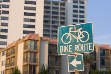 Image showing bycicle sign