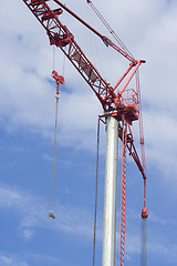 Image showing red crane