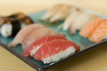 Image showing closeup of sushi