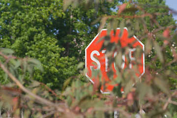 Image showing Stop sign