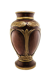Image showing Wooden vase