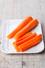 Image showing fresh carrots 