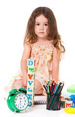 Image showing Happy little girl