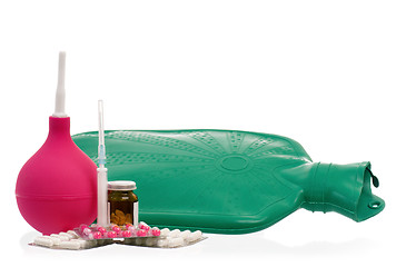 Image showing Medical pink enema