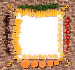 Image showing Pasta frame