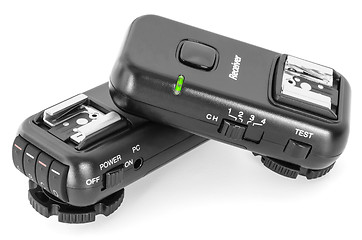 Image showing Trigger set for studio impulse flash lights