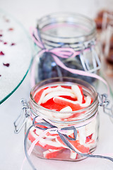 Image showing Soft candies in jar