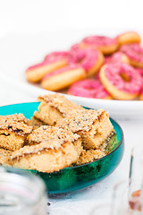 Image showing Slices of dry cake