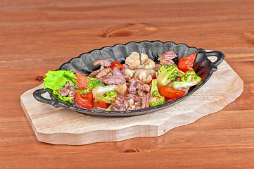 Image showing meat with vegetables