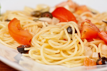 Image showing Pasta with vegetable