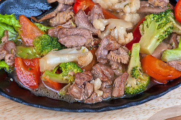 Image showing meat with vegetables