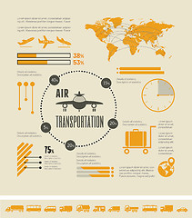 Image showing Travel Infographic Template.