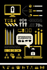 Image showing Social Media Infographic Template.