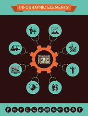 Image showing Business Infographic Template.