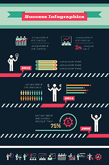 Image showing Business Infographic Template.