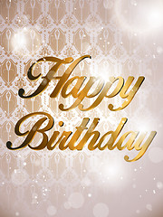 Image showing Happy Birthday Colorful Background Card