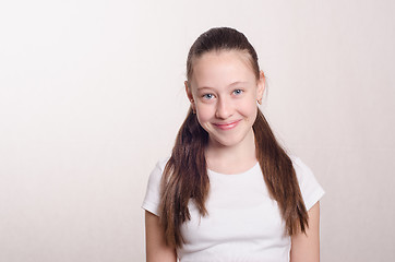 Image showing Twelve year old girl