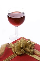 Image showing Wine and Gift Box